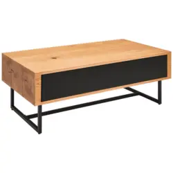 Couchtisch in Holz, Metall, Holzwerkstoff 110/60/40 cm