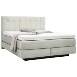 Boxspringbett 200/200 cm in Naturfarben