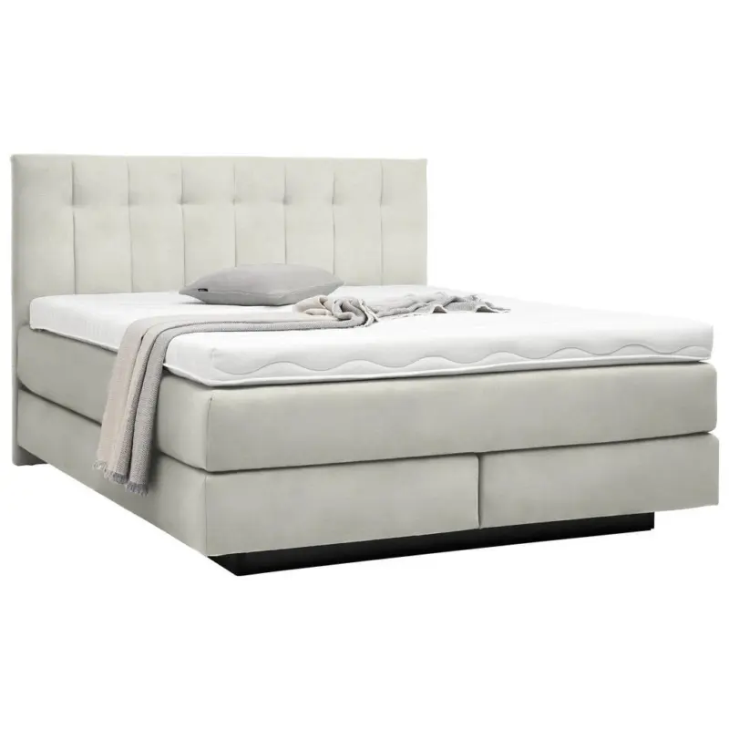 Boxspringbett 200/200 cm in Naturfarben