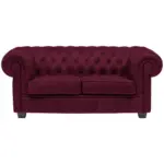 XXXLutz Lauterach - Ihr M&ouml;belhaus bei Bregenz Chesterfield-Sofa in Webstoff Bordeaux