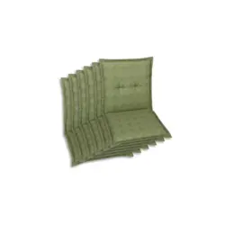 Sesselauflagenset in Gr&uuml;n Raute