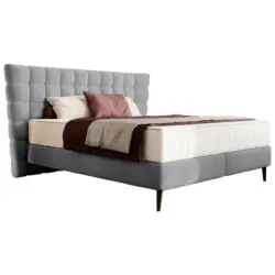 Boxspringbett 160/200 cm in Greige