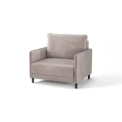 Schlafsessel Elba in Velours Taupe