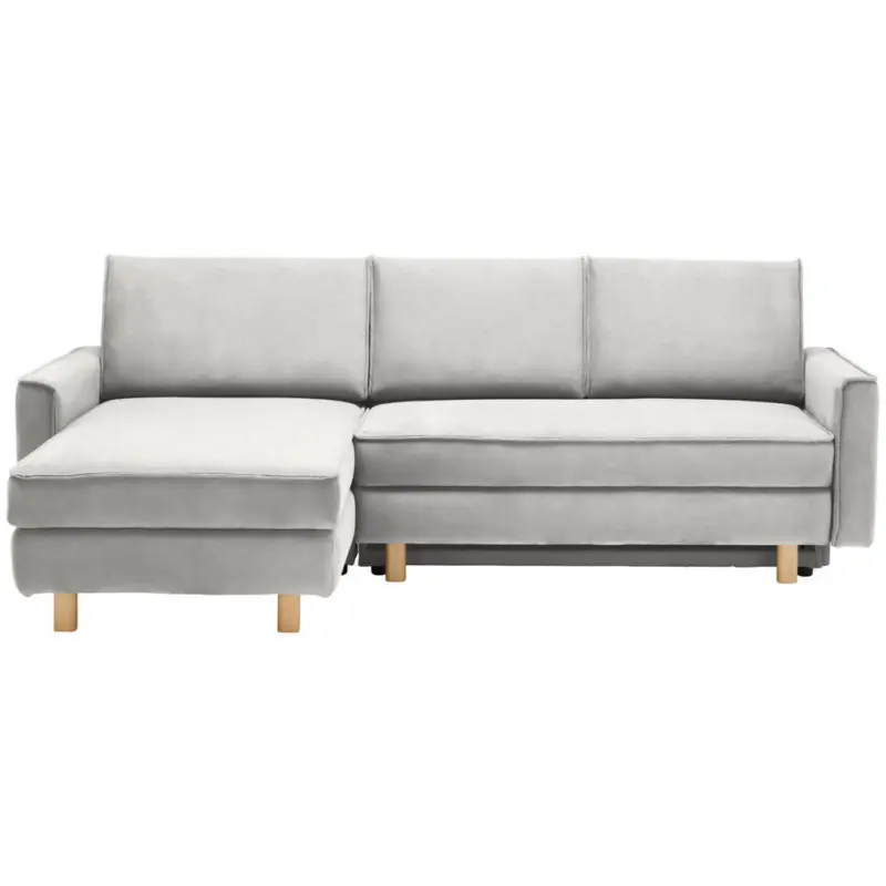 Ecksofa in Chenille Ecru 170/237 cm