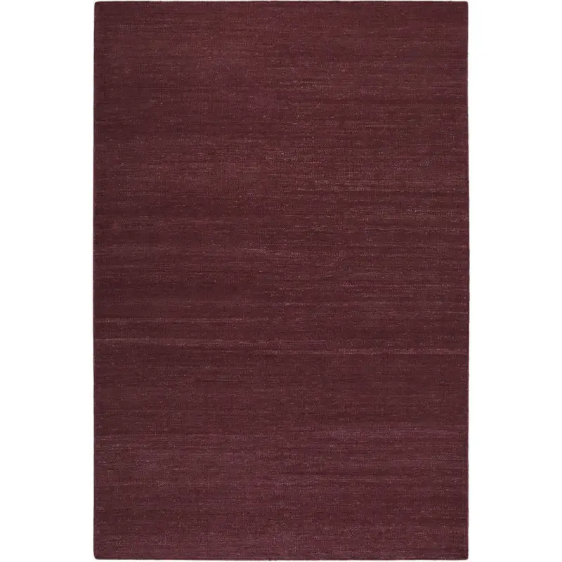 Handwebteppich Bordeaux 160/230 cm Rainbow Kelim Bordeaux