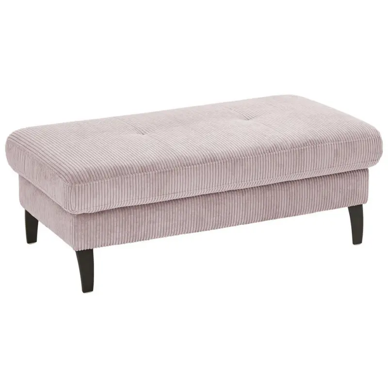 Hocker in Textil Altrosa