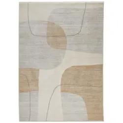 Webteppich 80/160 cm Columbus Gelb