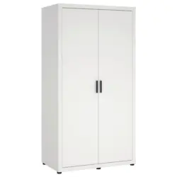 Dreht&uuml;renschrank in Wei&szlig;