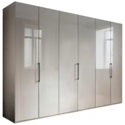 Faltt&uuml;renschrank in Grau