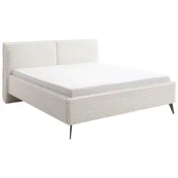 Polsterbett Creme 160/200 cm