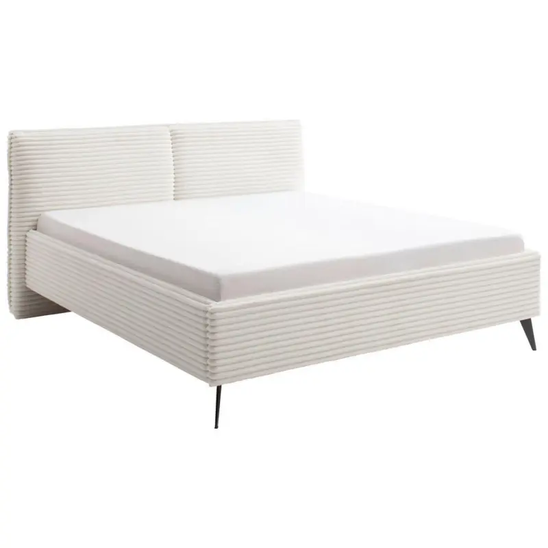 Polsterbett Creme 160/200 cm