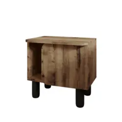 Nachttisch in Nussbaumfarben