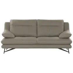 3-Sitzer-Sofa Cezanne in Echtleder Cappuccino