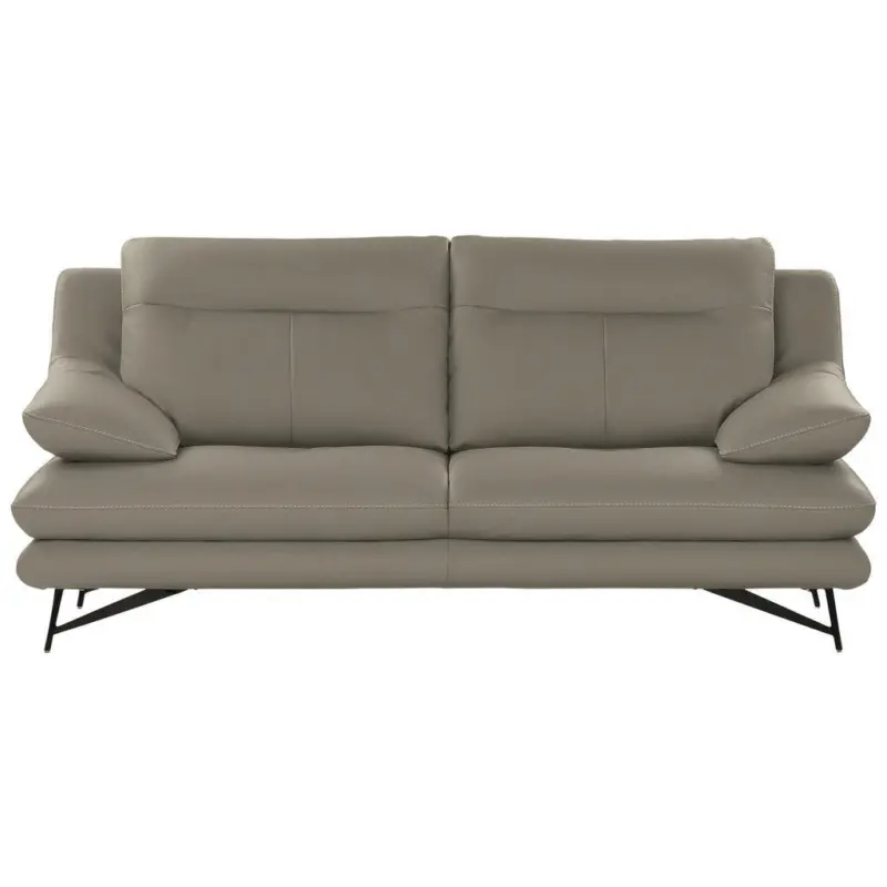 3-Sitzer-Sofa Cezanne in Echtleder Cappuccino