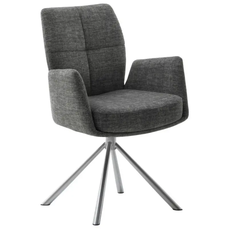 Armlehnstuhl Stoffauswahl, Typenauswahl, Sitzfl&auml;che 360&deg; drehbar, Gestellauswahl Flachgewebe