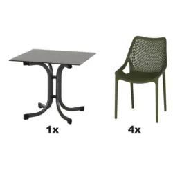 Gartengarnitur 5-teilig
