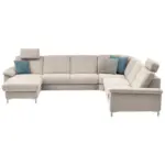 XXXLutz Lauterach - Ihr M&ouml;belhaus bei Bregenz Wohnlandschaft Latina in Chenille Hellbraun