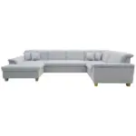 XXXLutz Lauterach - Ihr M&ouml;belhaus bei Bregenz Wohnlandschaft in Mikrofaser Pastellblau