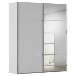 Schwebet&uuml;renschrank in Grau