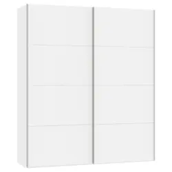 Schwebet&uuml;renschrank in Wei&szlig;