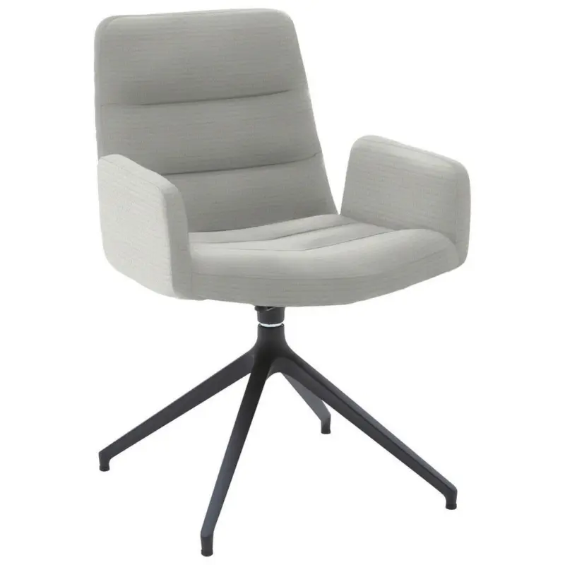 Armlehnstuhl Lederauswahl, Stoffauswahl, Sitzfl&auml;che 180&deg; drehbar Cord