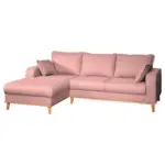 XXXLutz Lauterach - Ihr M&ouml;belhaus bei Bregenz Ecksofa Beata in Mikrofaser Rosa 150/230 cm
