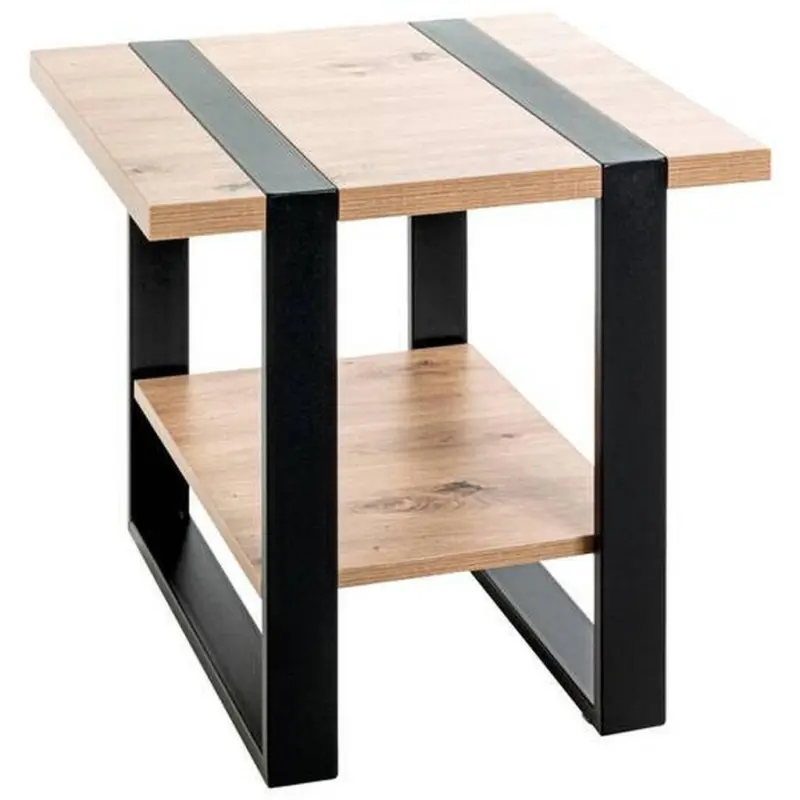 Beistelltisch in Metall, Holzwerkstoff 45/45/45 cm