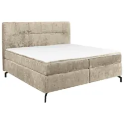 Boxspringbett 180/200 cm in Hellbraun