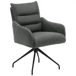 Armlehnstuhl Beinauswahl, Lederauswahl, Stoffauswahl, Sitzfl&auml;che 360&deg; drehbar, Gestellauswahl Chenille