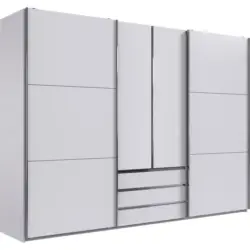 Schwebet&uuml;renschrank in Wei&szlig;