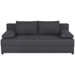 Schlafsofa in Dunkelgrau