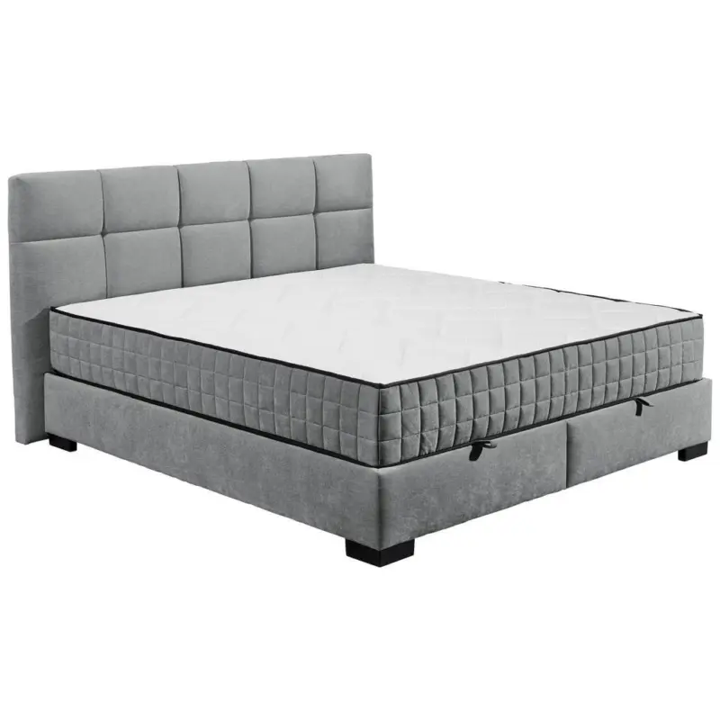 Boxbett 180/200 cm in Anthrazit