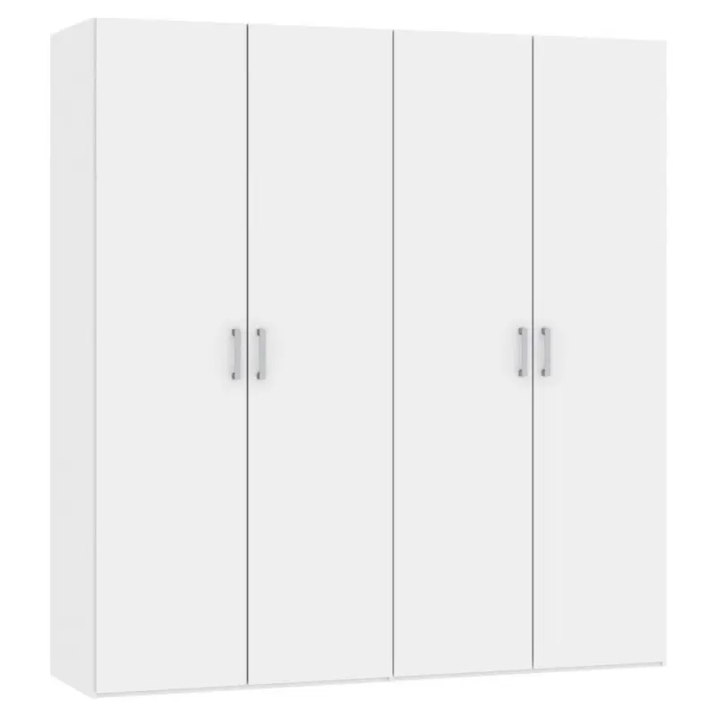 Dreht&uuml;renschrank in Wei&szlig;