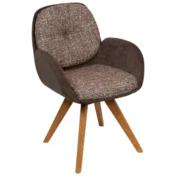 Armlehnstuhl automatische R&uuml;ckholfunktion, Sitzfl&auml;che 320&deg; drehbar Webstoff