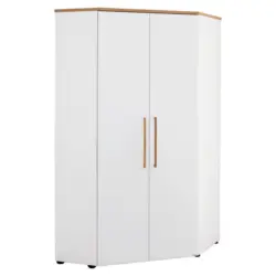 Eckkleiderschrank 101,9/206/125,9 cm