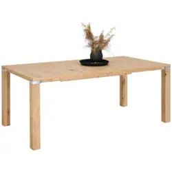 Esstisch in Holz, Metall 190(290)/100/75 cm