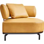 XXXLutz Lauterach - Ihr M&ouml;belhaus bei Bregenz Sessel in Echtleder Dunkelgelb