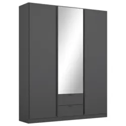 Dreht&uuml;renschrank in Grau