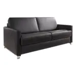 XXXLutz Lauterach - Ihr M&ouml;belhaus bei Bregenz Schlafsofa Messina in Echtleder Schwarz