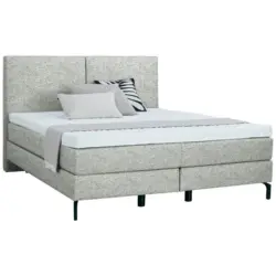 Boxspringbett 160/200 cm in Naturfarben