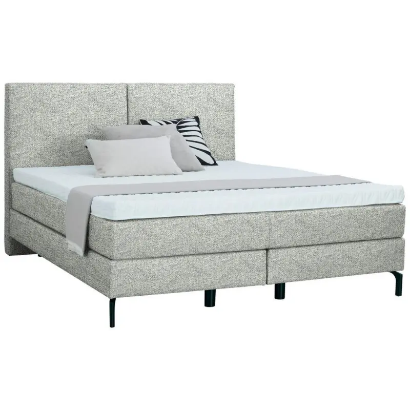Boxspringbett 160/200 cm in Naturfarben