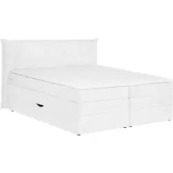 Boxspringbett 180/200 cm in Wei&szlig;