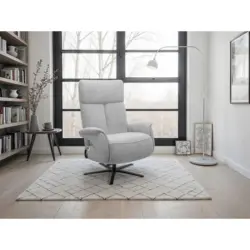 Relaxsessel in Textil Grau