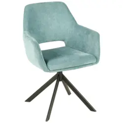 Armlehnstuhl Sitzfl&auml;che 180&deg; drehbar Webstoff