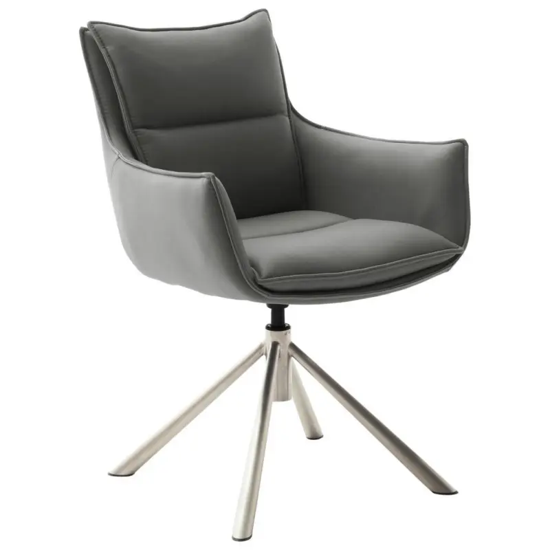 Armlehnstuhl Beinauswahl, Stoffauswahl, Typenauswahl, Sitzfl&auml;che 360&deg; drehbar, automatische R&uuml;ckholfunktion beschichtet