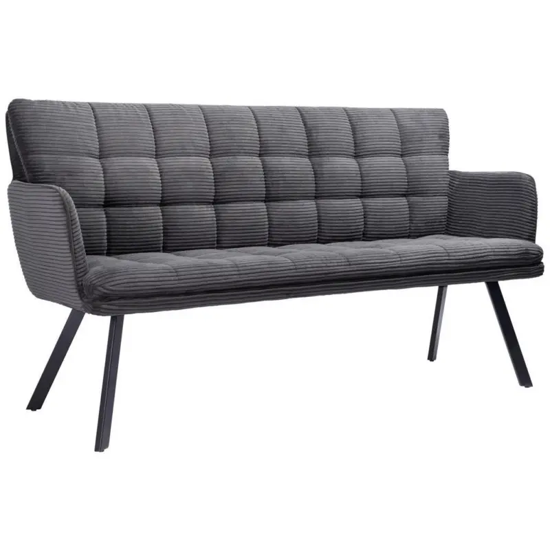 Sitzbank 170/88/65 cm in Blaugrau