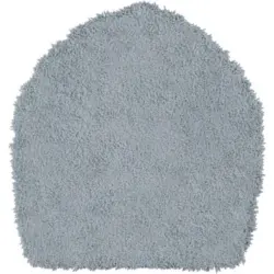 Wc-Deckelbezug Grau 47/53 cm