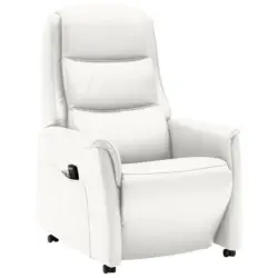 Fernsehsessel in Wei&szlig;