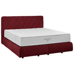 Boxspringbett 200/200 cm in Rot