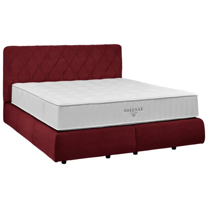 Boxspringbett 200/200 cm in Rot
